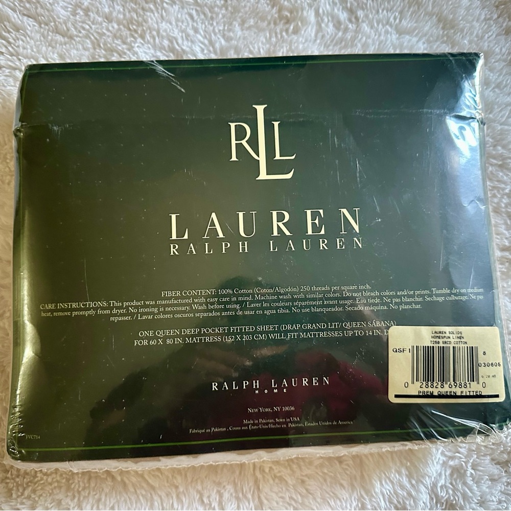 Lauren Ralph Lauren Queen Fitted Sheet in Taupe